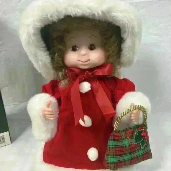 Santa's Best Animated Under Cover Kids 13.5”Brittany Doll Vintage 1994 Works - Picture 9 of 9